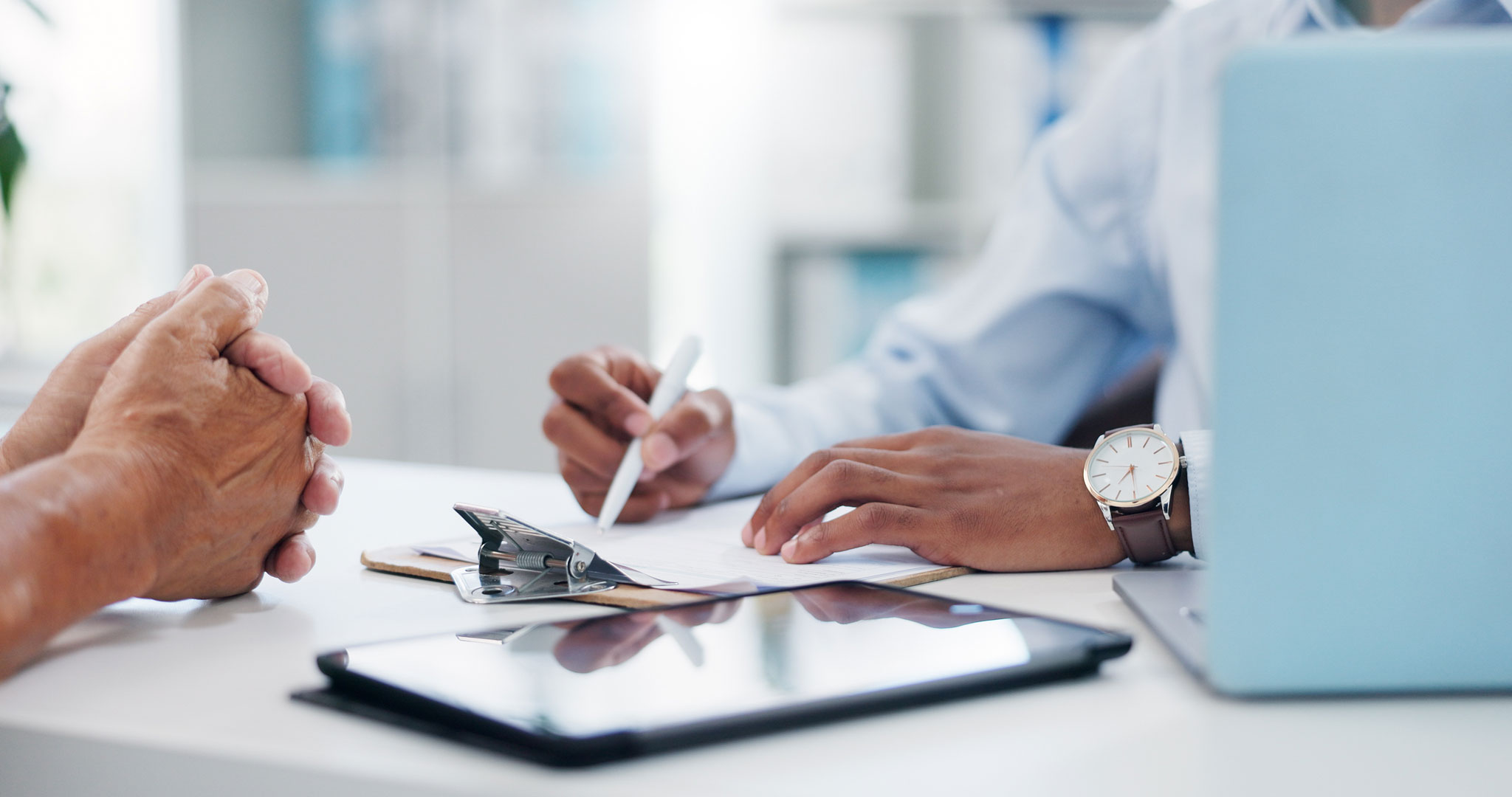 Image symbolizing professional medical collaboration and partnership
